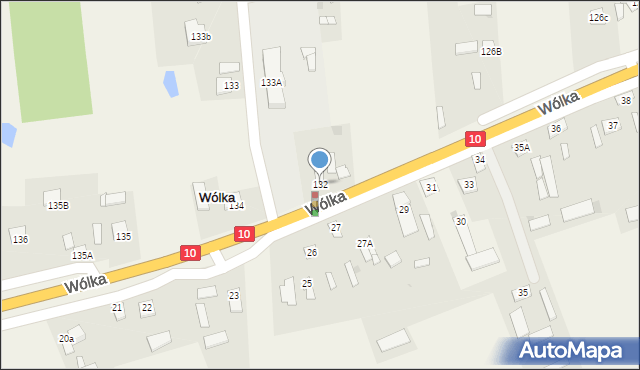 Wólka, Wólka, 132, mapa Wólka