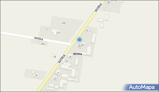 Wólka, Wólka, 21, mapa Wólka