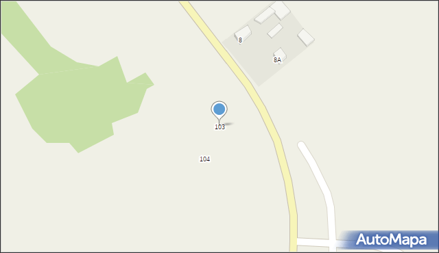 Wólka Abramowska, Wólka Abramowska, 103, mapa Wólka Abramowska