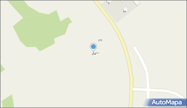 Wólka Abramowska, Wólka Abramowska, 104, mapa Wólka Abramowska