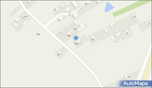 Wólka Abramowska, Wólka Abramowska, 26b, mapa Wólka Abramowska
