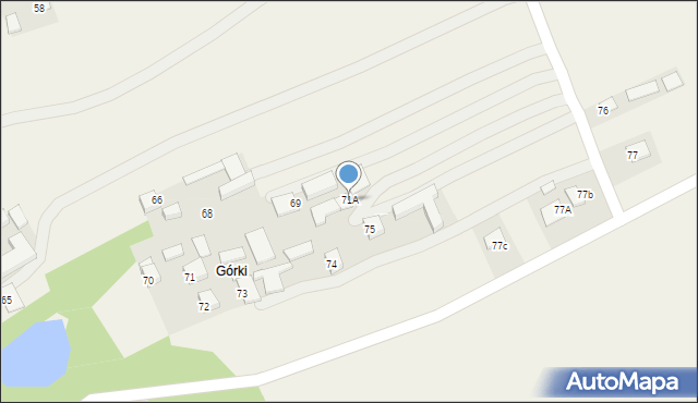 Wólka Abramowska, Wólka Abramowska, 71A, mapa Wólka Abramowska