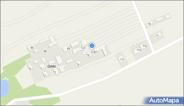 Wólka Abramowska, Wólka Abramowska, 75a, mapa Wólka Abramowska