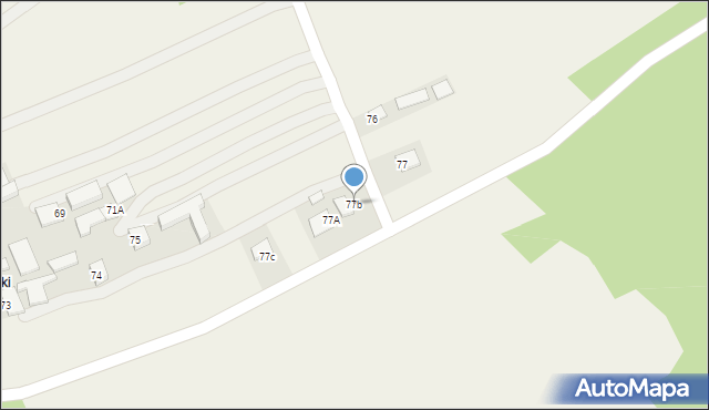 Wólka Abramowska, Wólka Abramowska, 77b, mapa Wólka Abramowska