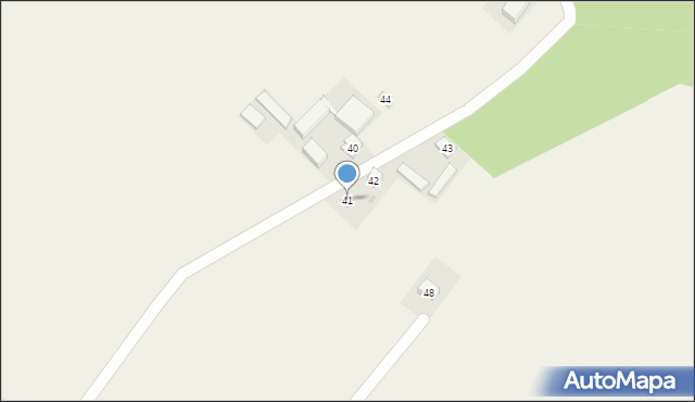 Wólka Babska, Wólka Babska, 41, mapa Wólka Babska