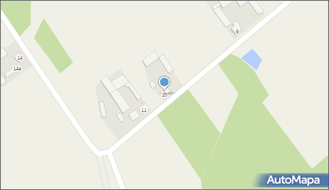 Wólka Bachańska, Wólka Bachańska, 10, mapa Wólka Bachańska