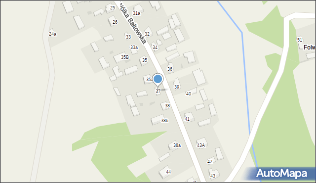 Wólka Bałtowska, Wólka Bałtowska, 37, mapa Wólka Bałtowska