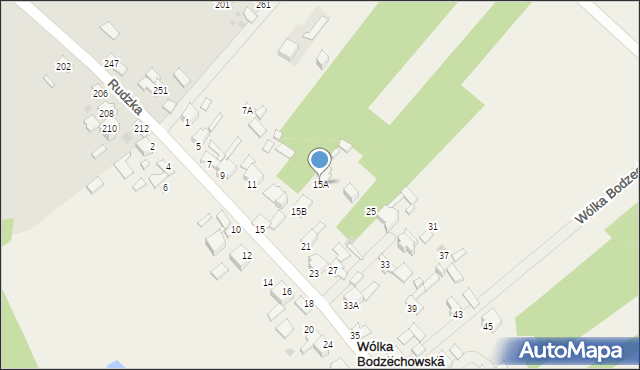 Wólka Bodzechowska, Wólka Bodzechowska, 15A, mapa Wólka Bodzechowska