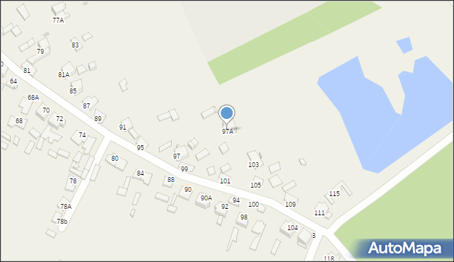 Wólka Bodzechowska, Wólka Bodzechowska, 97A, mapa Wólka Bodzechowska