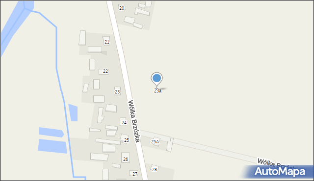 Wólka Brzózka, Wólka Brzózka, 23a, mapa Wólka Brzózka