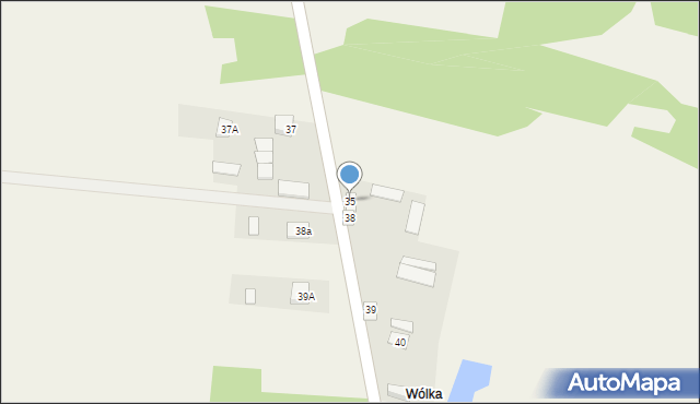 Wólka Brzózka, Wólka Brzózka, 35, mapa Wólka Brzózka