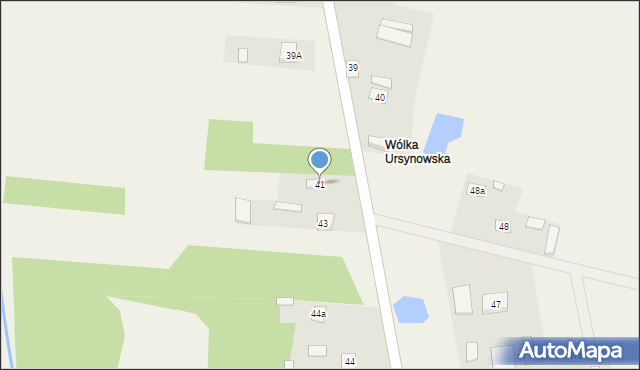 Wólka Brzózka, Wólka Brzózka, 41, mapa Wólka Brzózka