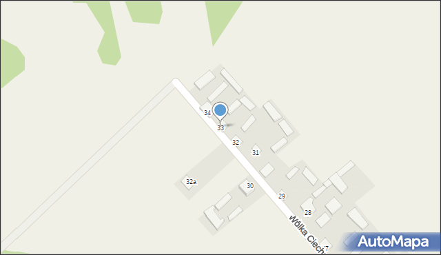 Wólka Ciechomska, Wólka Ciechomska, 33, mapa Wólka Ciechomska