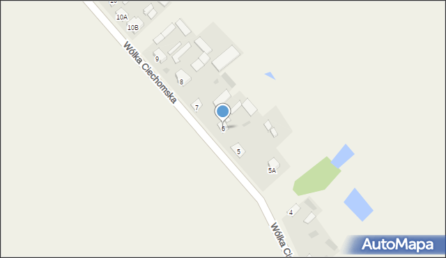 Wólka Ciechomska, Wólka Ciechomska, 6, mapa Wólka Ciechomska