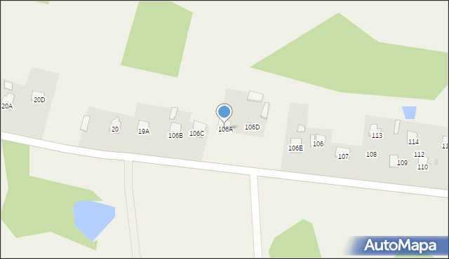 Wólka Cycowska, Wólka Cycowska, 106A, mapa Wólka Cycowska