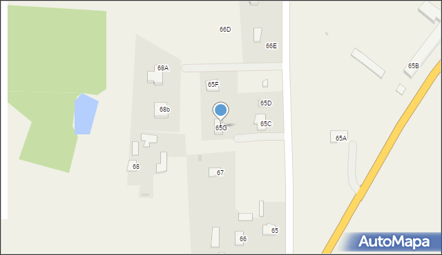 Wólka Cycowska, Wólka Cycowska, 65G, mapa Wólka Cycowska