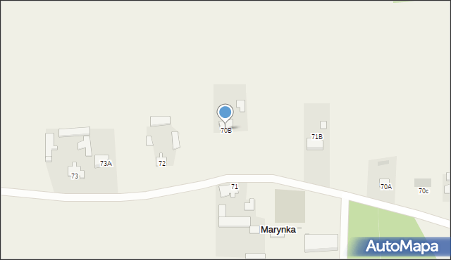 Wólka Cycowska, Wólka Cycowska, 71A, mapa Wólka Cycowska