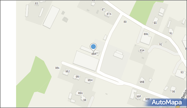 Wólka Cycowska, Wólka Cycowska, 89A, mapa Wólka Cycowska