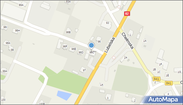 Wólka Cycowska, Wólka Cycowska, 96C, mapa Wólka Cycowska