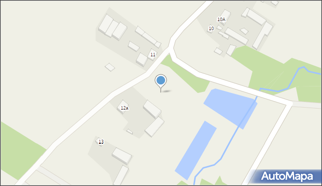 Wólka Czarnogłowska, Wólka Czarnogłowska, 12, mapa Wólka Czarnogłowska