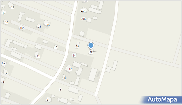 Wólka Czarnostocka, Wólka Czarnostocka, 28, mapa Wólka Czarnostocka