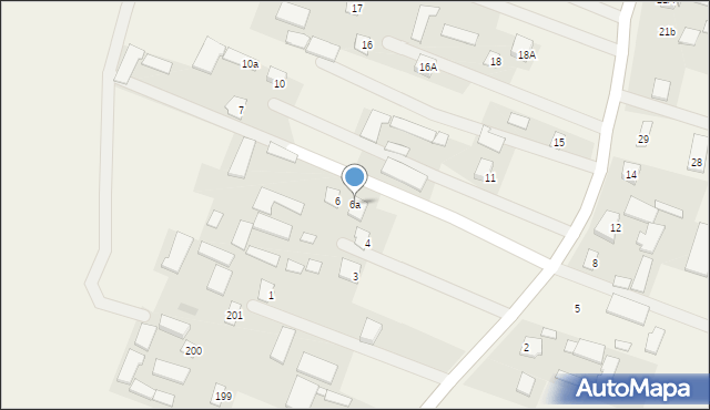 Wólka Czarnostocka, Wólka Czarnostocka, 6a, mapa Wólka Czarnostocka