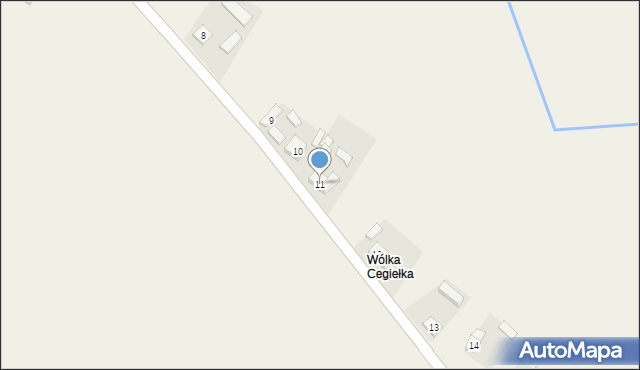 Wólka Czepowa, Wólka Czepowa, 11, mapa Wólka Czepowa