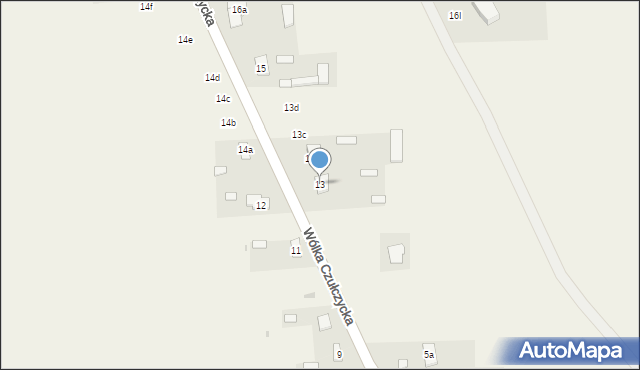 Wólka Czułczycka, Wólka Czułczycka, 13a, mapa Wólka Czułczycka