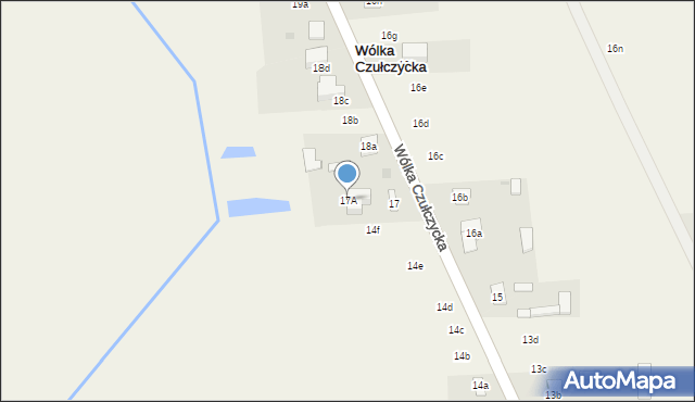 Wólka Czułczycka, Wólka Czułczycka, 17A, mapa Wólka Czułczycka