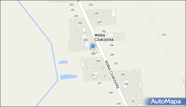 Wólka Czułczycka, Wólka Czułczycka, 18b, mapa Wólka Czułczycka