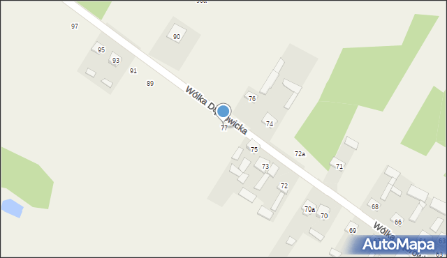 Wólka Dąbrowicka, Wólka Dąbrowicka, 77, mapa Wólka Dąbrowicka