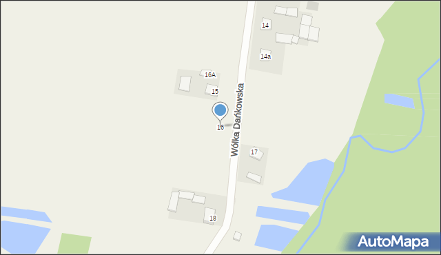 Wólka Dańkowska, Wólka Dańkowska, 16, mapa Wólka Dańkowska