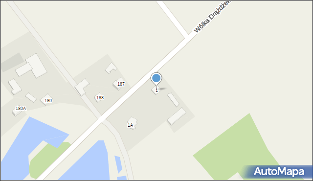 Wólka Drążdżewska, Wólka Drążdżewska, 1, mapa Wólka Drążdżewska