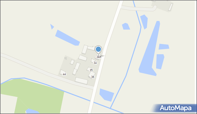 Wólka Garwarska, Wólka Garwarska, 34A, mapa Wólka Garwarska