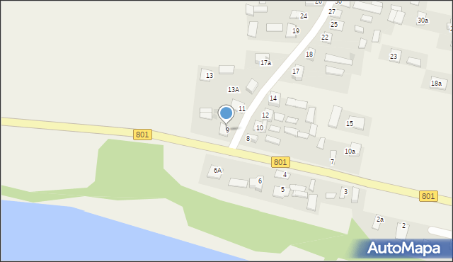 Wólka Gołębska, Wólka Gołębska, 9, mapa Wólka Gołębska