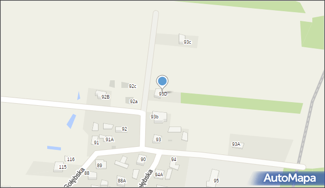 Wólka Gołębska, Wólka Gołębska, 93D, mapa Wólka Gołębska