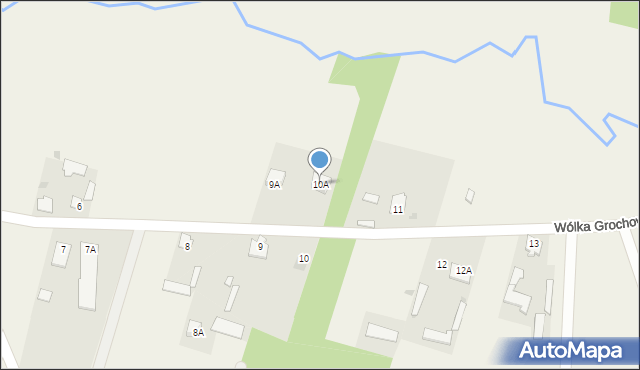 Wólka Grochowa, Wólka Grochowa, 10A, mapa Wólka Grochowa