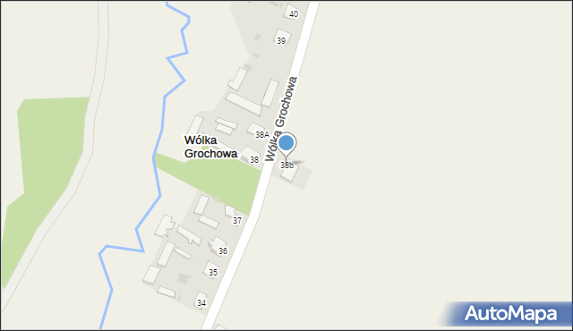 Wólka Grochowa, Wólka Grochowa, 38b, mapa Wólka Grochowa