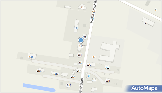 Wólka Grodziska, Wólka Grodziska, 28C, mapa Wólka Grodziska