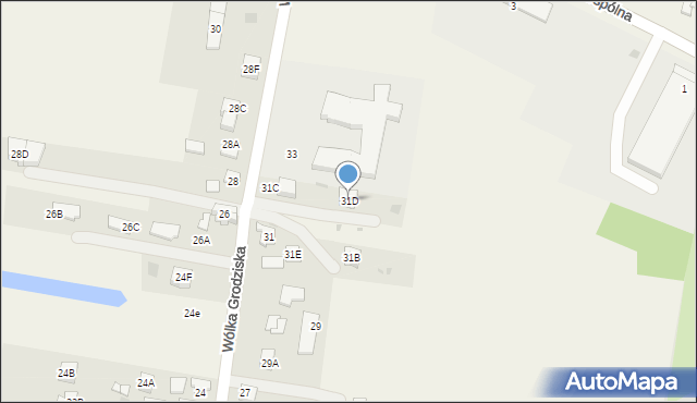 Wólka Grodziska, Wólka Grodziska, 31D, mapa Wólka Grodziska