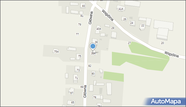 Wólka Grodziska, Wólka Grodziska, 39A, mapa Wólka Grodziska