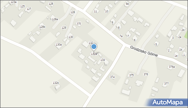 Wólka Grodziska, Wólka Grodziska, 132a, mapa Wólka Grodziska