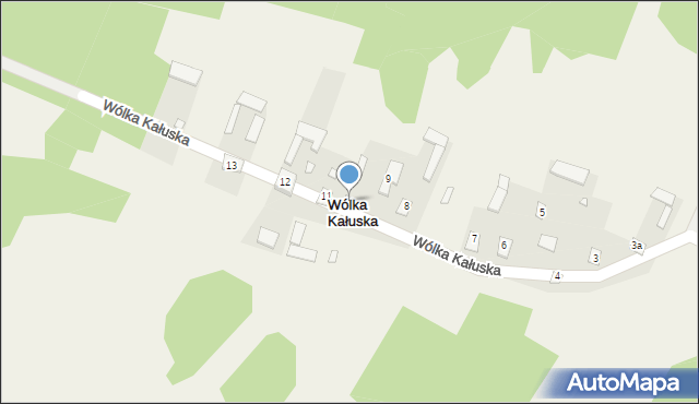 Wólka Kałuska, Wólka Kałuska, 10, mapa Wólka Kałuska