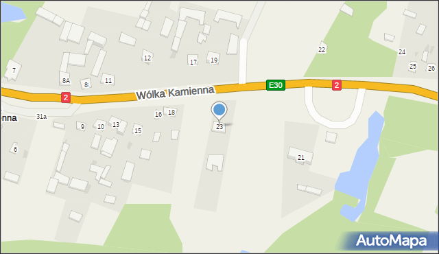 Wólka Kamienna, Wólka Kamienna, 23, mapa Wólka Kamienna