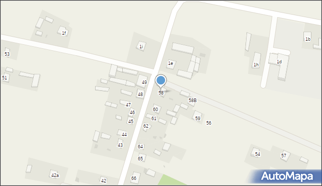 Wólka Kańska, Wólka Kańska, 58A, mapa Wólka Kańska