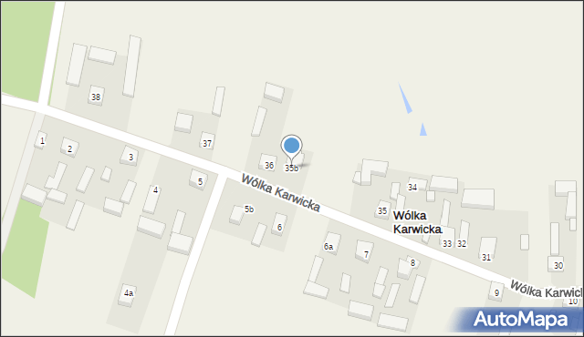 Wólka Karwicka, Wólka Karwicka, 35b, mapa Wólka Karwicka