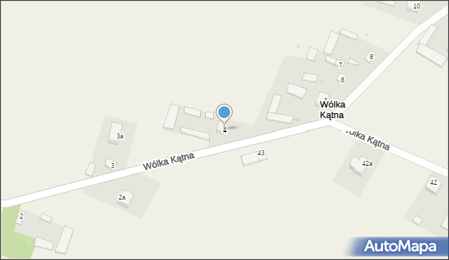 Wólka Kątna, Wólka Kątna, 4, mapa Wólka Kątna