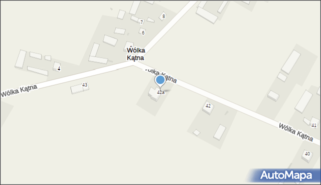 Wólka Kątna, Wólka Kątna, 42a, mapa Wólka Kątna