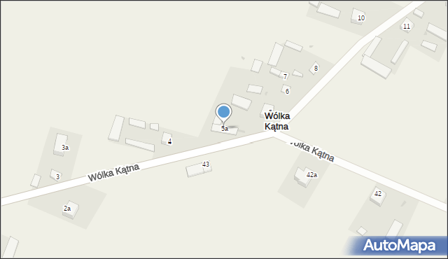 Wólka Kątna, Wólka Kątna, 5a, mapa Wólka Kątna