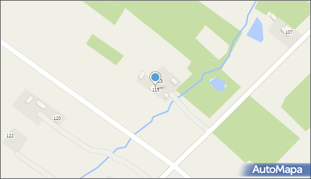 Wólka Kłucka, Wólka Kłucka, 115, mapa Wólka Kłucka